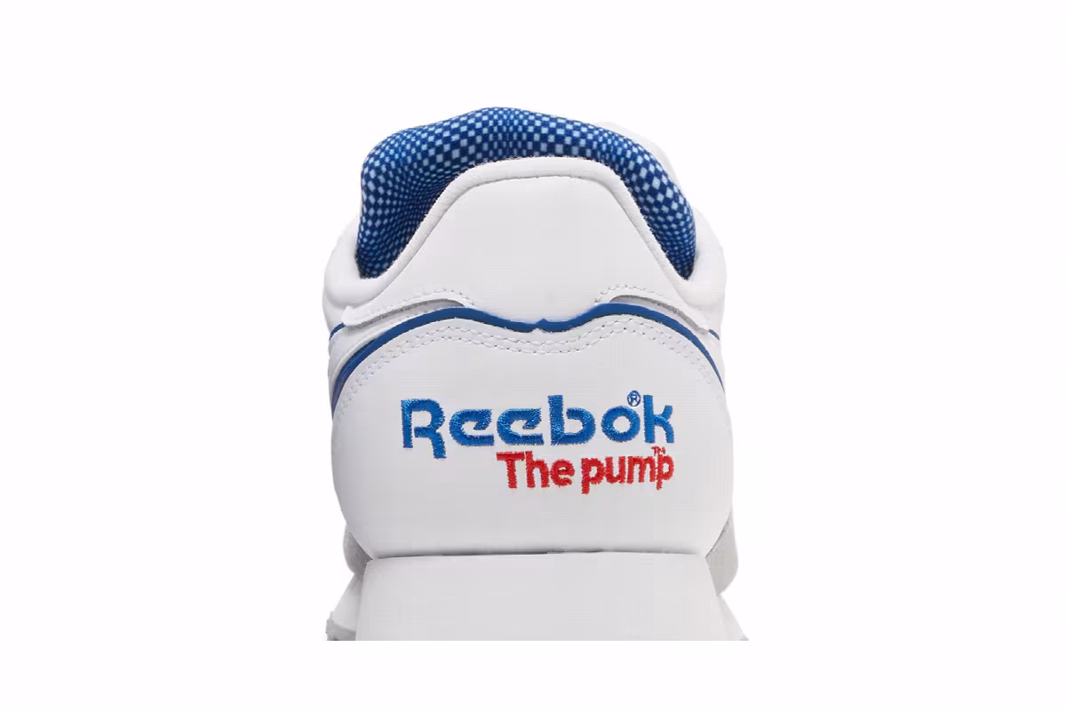 Reebok Classic Leather Pump Vector Blue, view 8