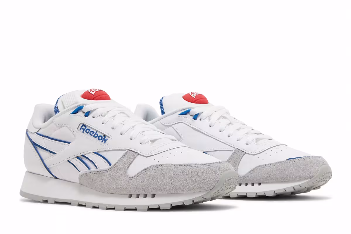 Reebok Classic Leather Pump Vector Blue, view 9