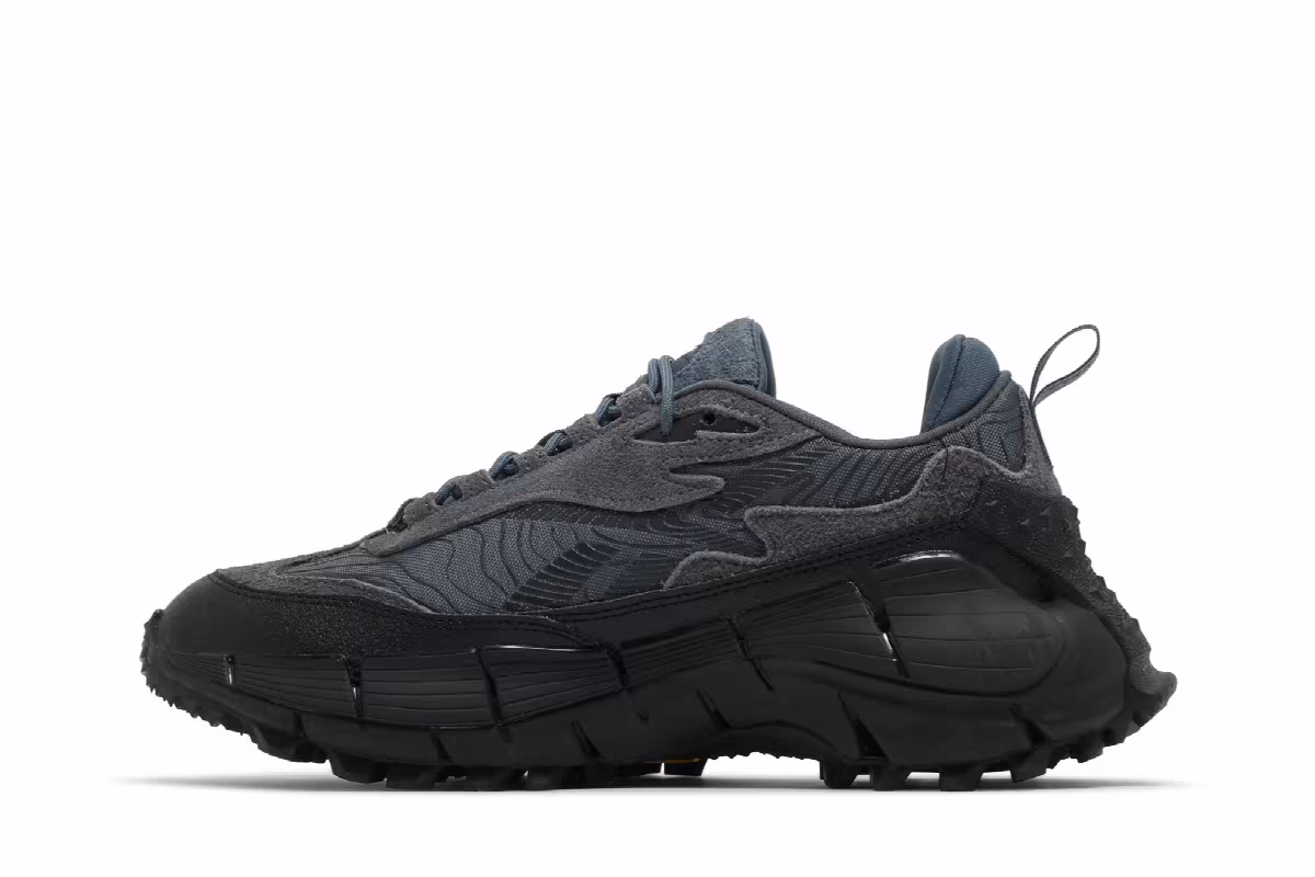 Reebok Zig Kinetica 2.5 Edge Pure Grey Hoops Blue, view 4