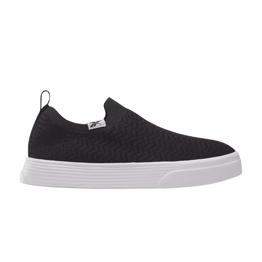 Reebok Women's OnLux Slip-On Black Steely Fog