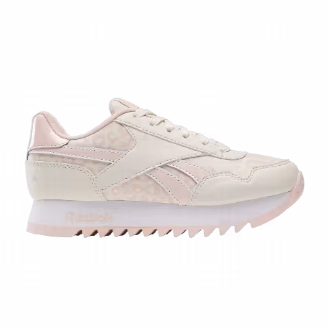 Reebok Royal Classic Jogger Platform Little Kid 'Alabaster Leopard'