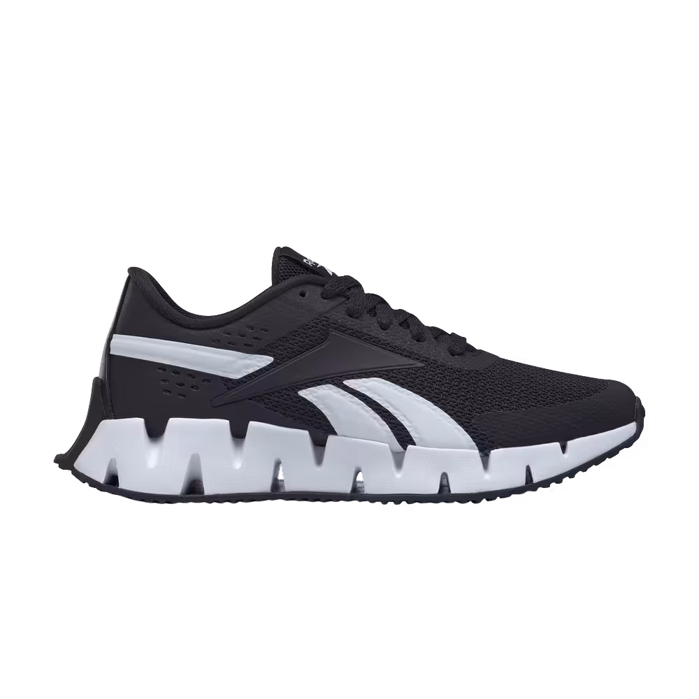 Reebok Zig Dynamica 2 Big Kid Black White