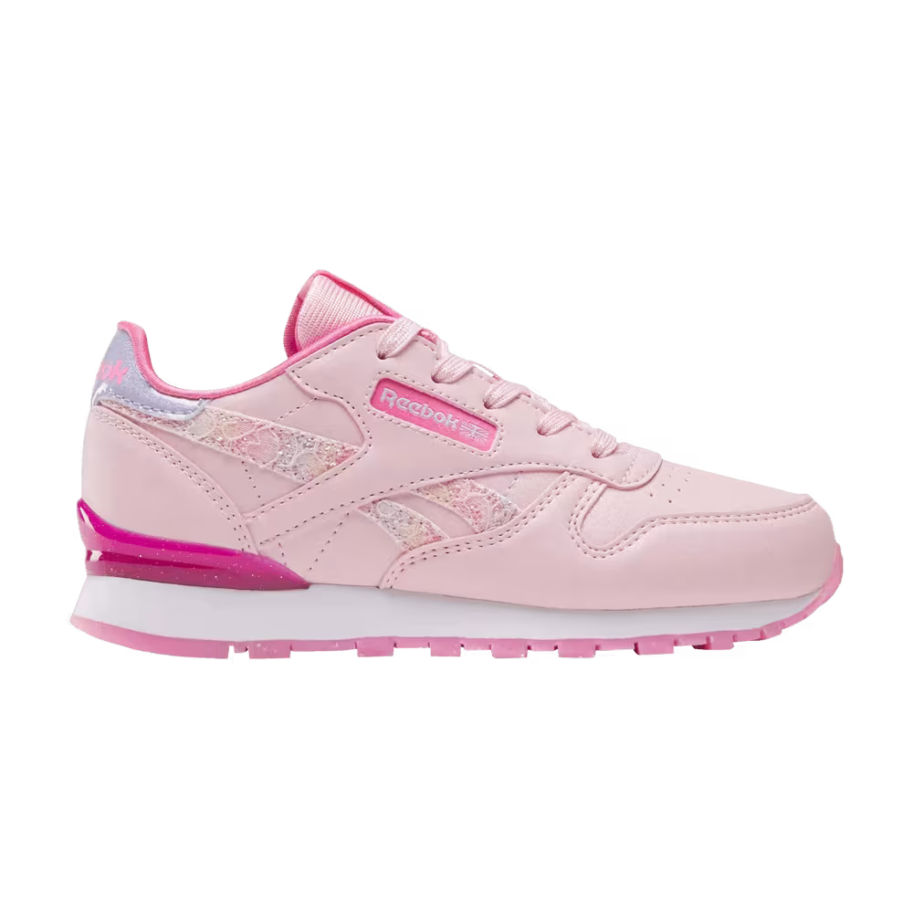 Reebok Classic Leather Step Pink Glow Lucid Lilac
