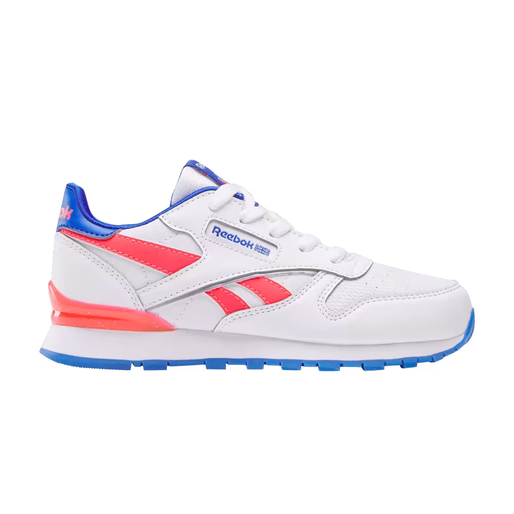 Reebok Classic Leather Step White Neon Cherry