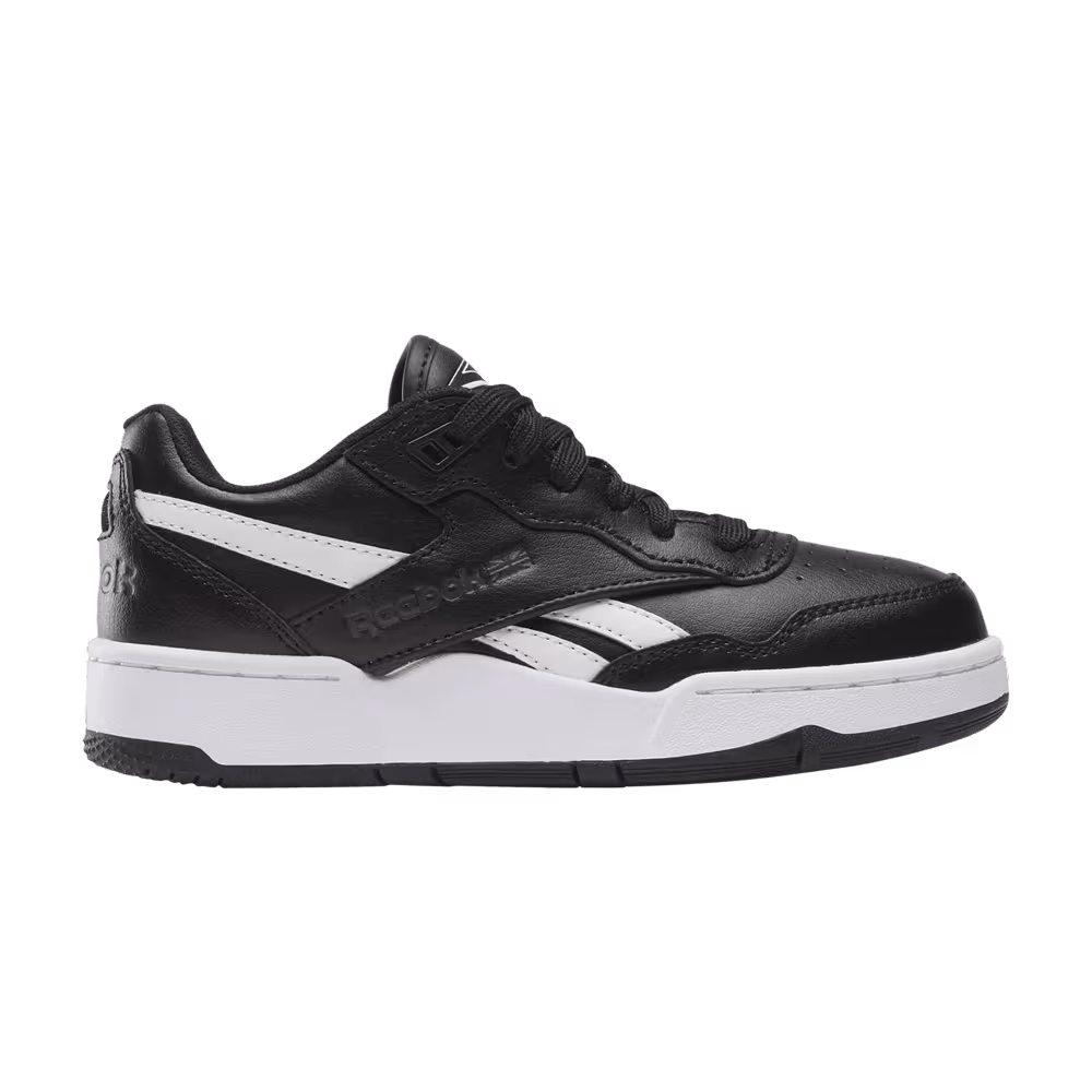 Reebok BB4000 2 Little Kid Black Pure Grey