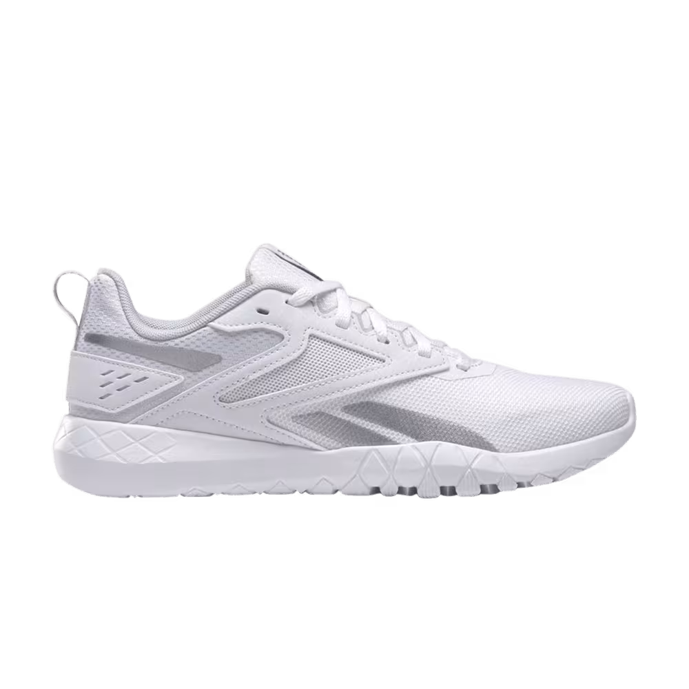 Reebok Women's Flexagon Energy 4 White Silver Metallic