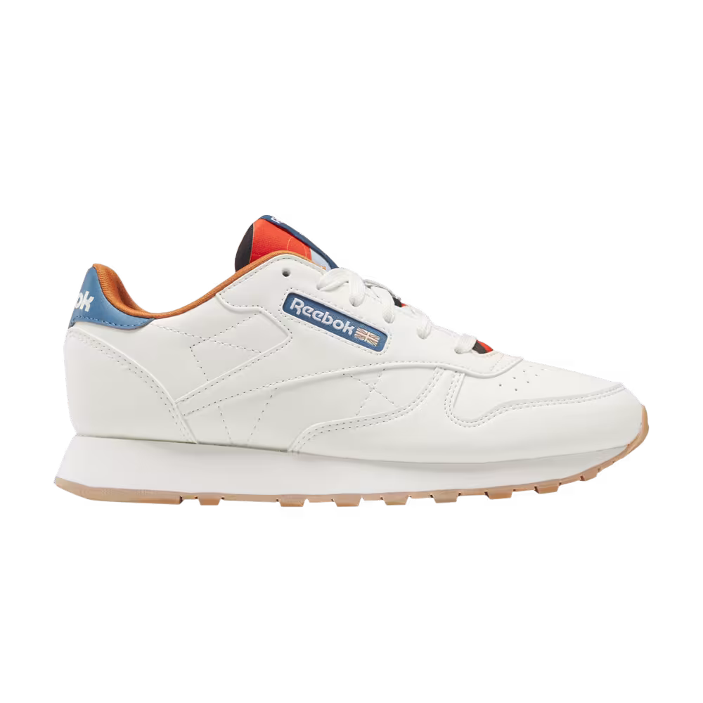 Reebok Classic Leather Big Kid Chalk Steely Blue
