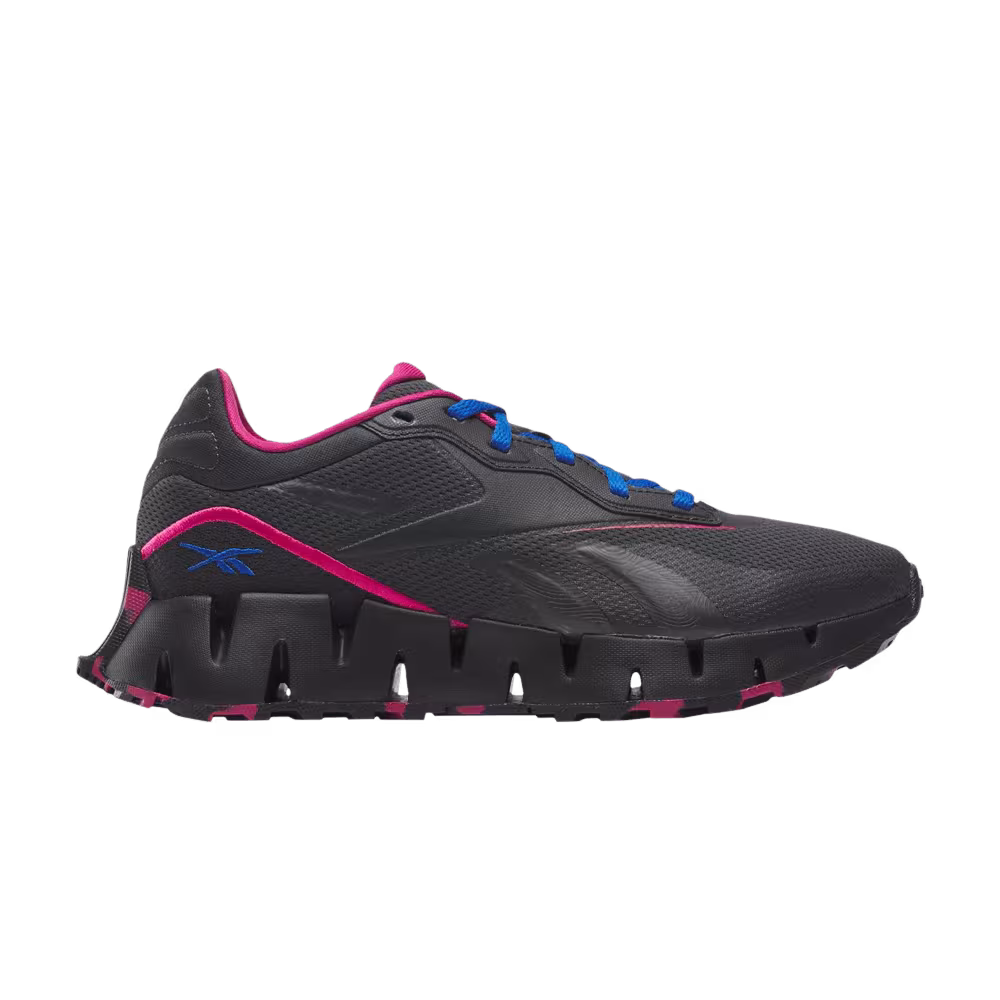 Reebok Women's Zig Dynamica 4 Adventure Pure Grey Blue Pink