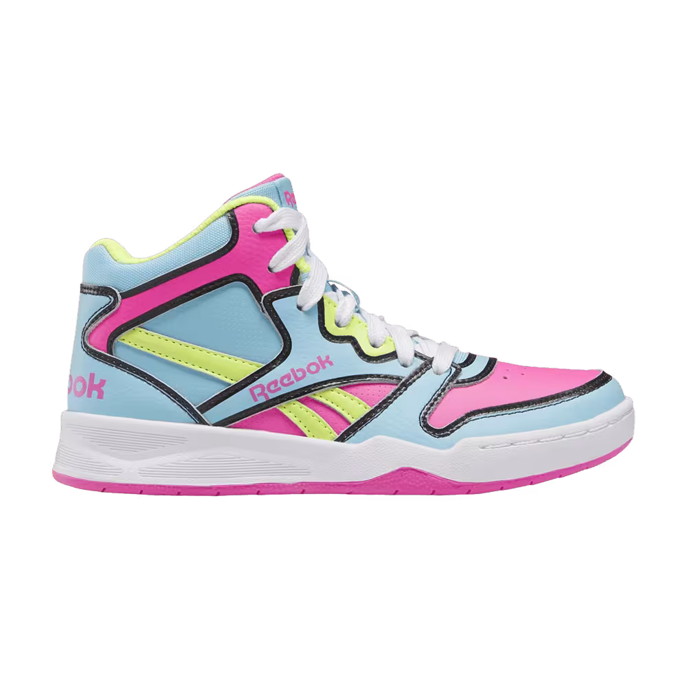 Reebok BB4500 Court Little Kid Digital Blue Atomic Pink