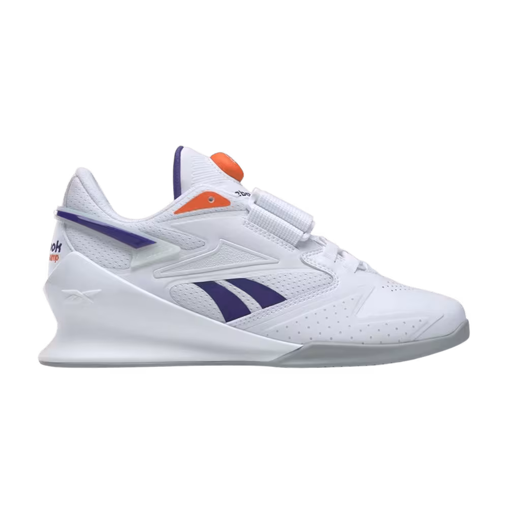 Reebok Women's Legacy Lifter 3 White Bold Purple