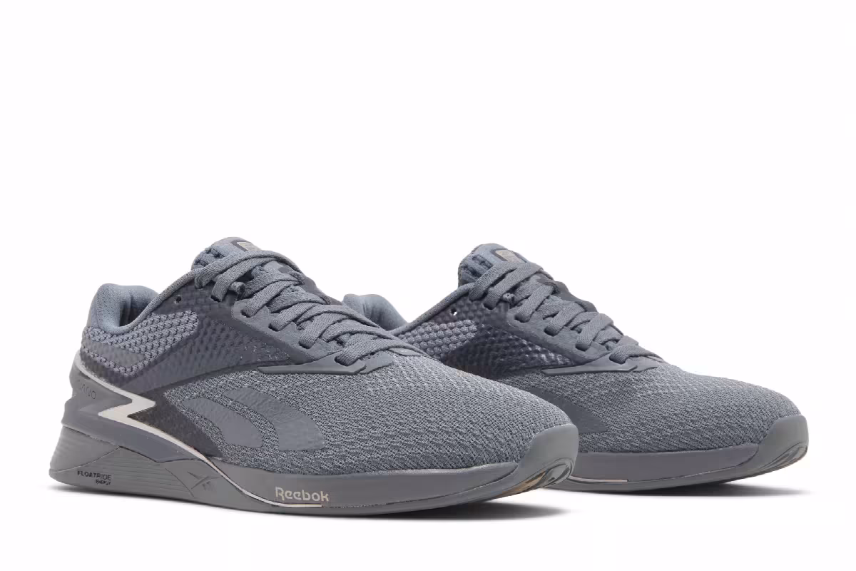 Reebok Women's Nano X3 Pure Grey Taupe Metallic, view 9