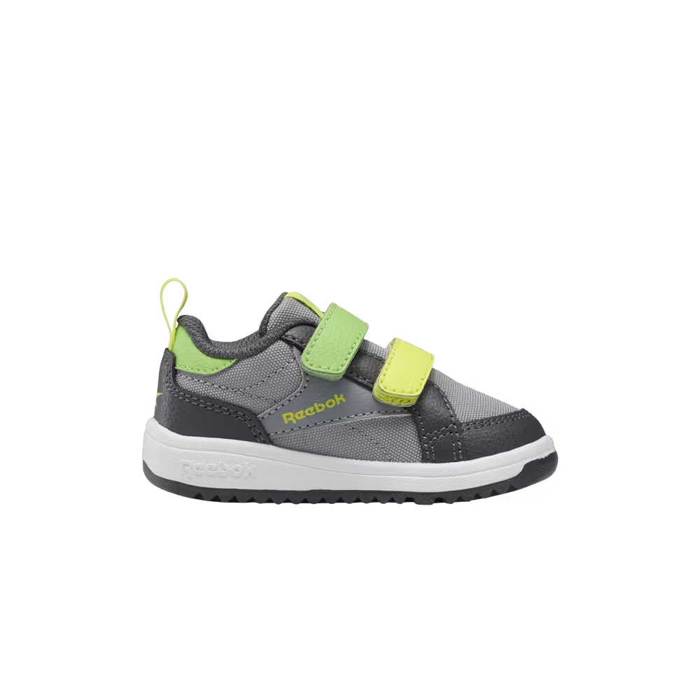 Reebok Weebok Clasp Low Infant Grey Solar Acid Yellow