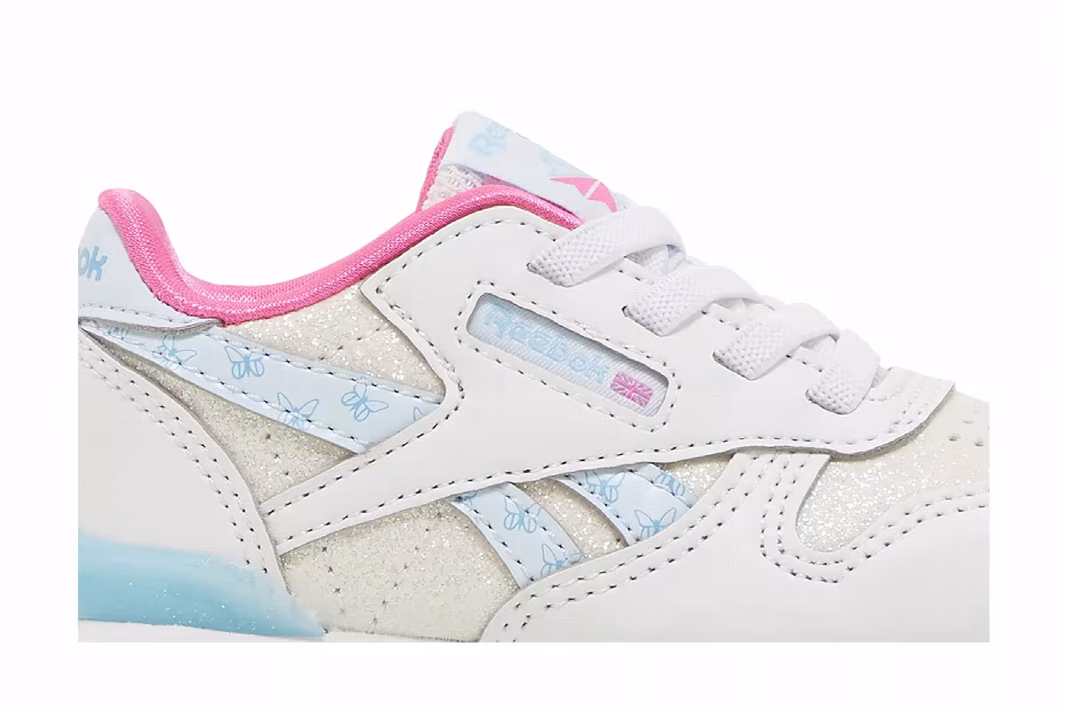 Reebok Classic Leather Step Butterfly Glitter - White, view 3