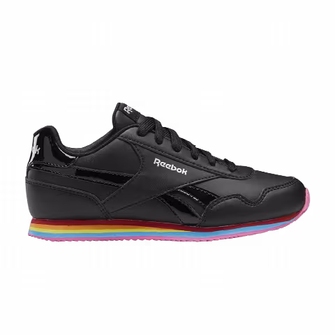 Reebok Royal Classic Jog 3 Little Kid 'Black Rainbow'