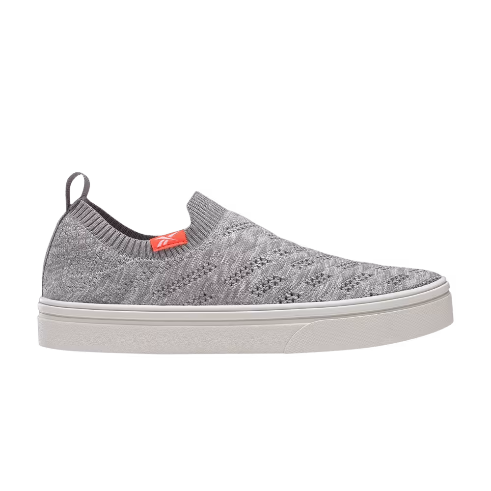 Reebok Women's OnLux Slip-On Pure Grey Orange Flare