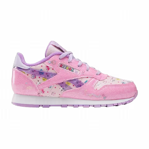 Gabby’s Dollhouse x Reebok Classic Leather Step 'n' Flash 2.0 Little Kid 'Pink Purple'