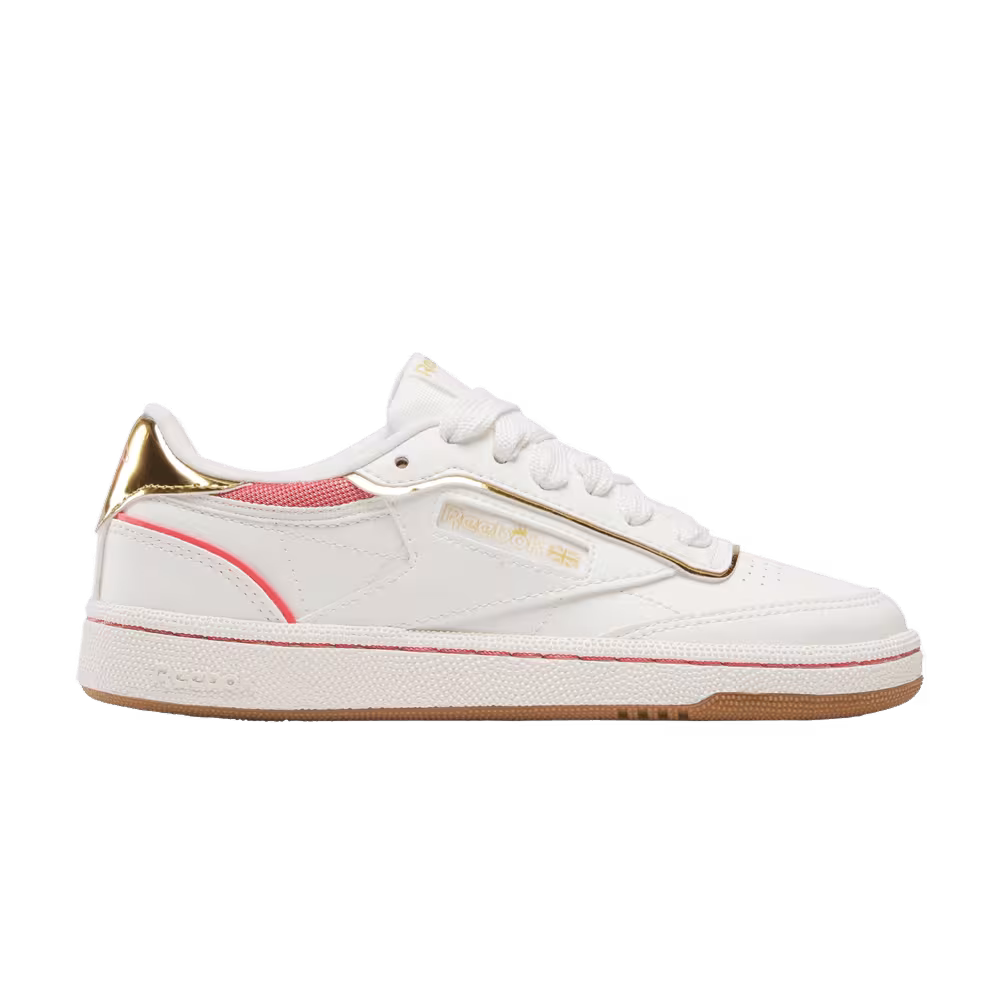 Angel Reese x Reebok Club C Big Kid Chalk Sunset Coral