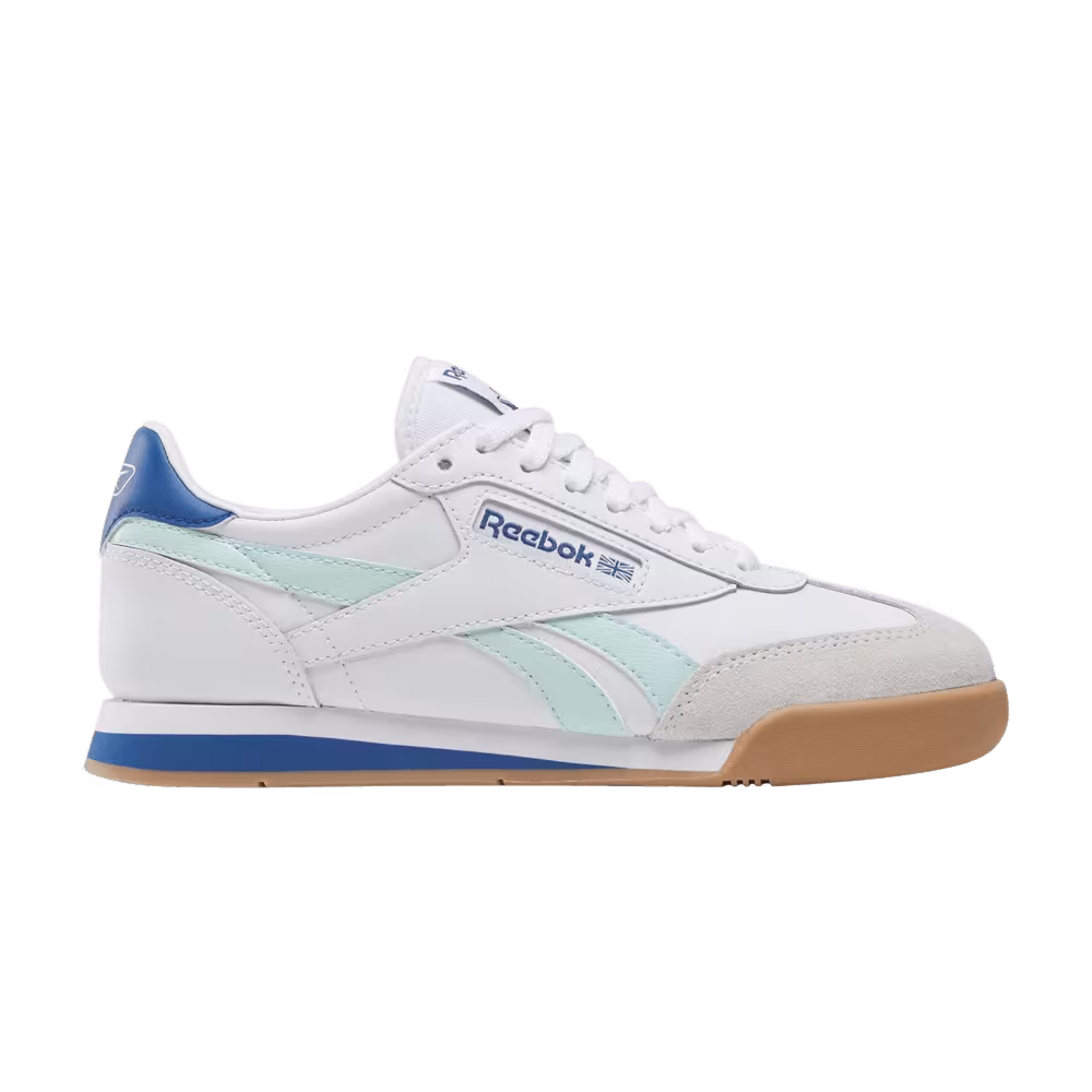 Reebok Campio XT Big Kid White Glitch Aqua Blue