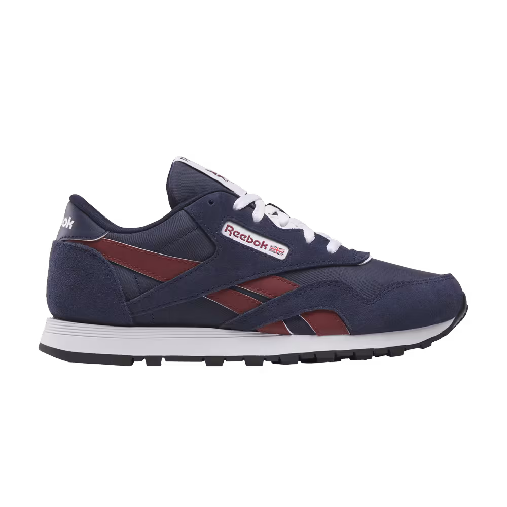 Reebok Classic Nylon Big Kid Vector Navy Classic Burgundy