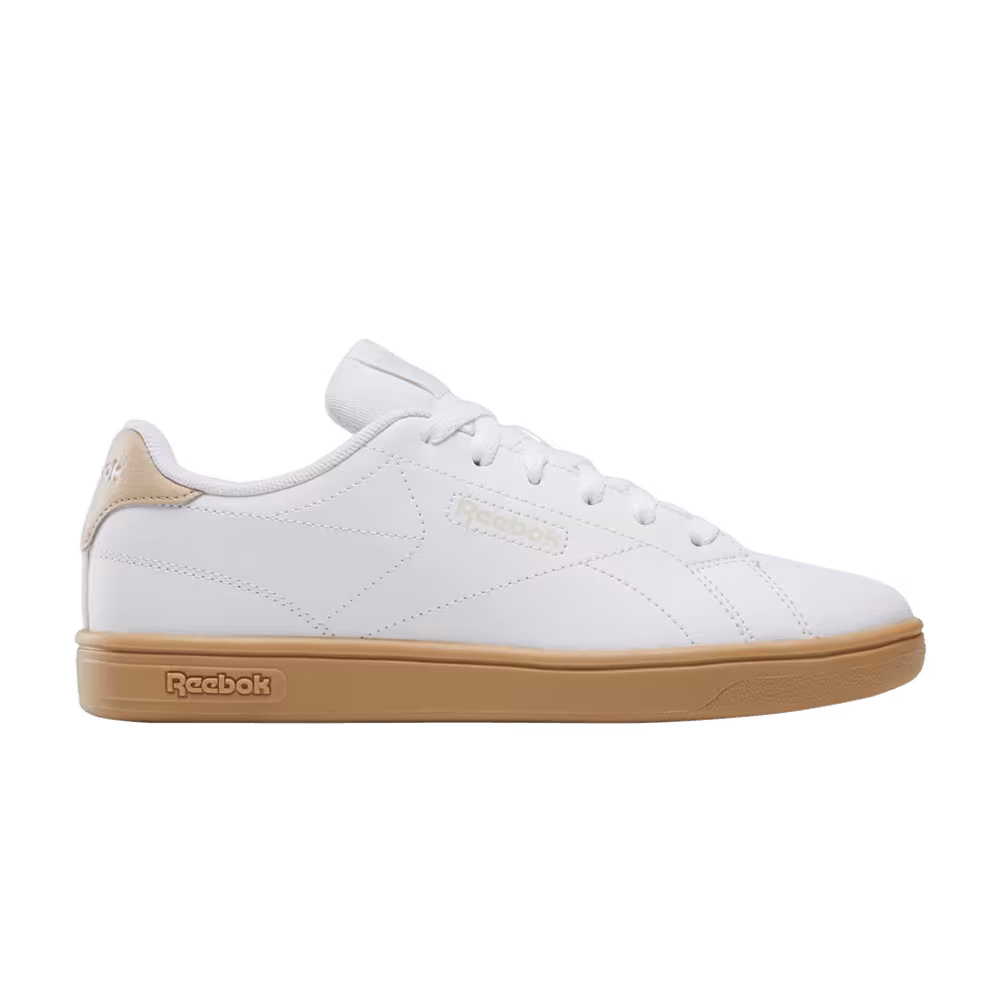 Reebok Women's Court Clean White Tan Sand