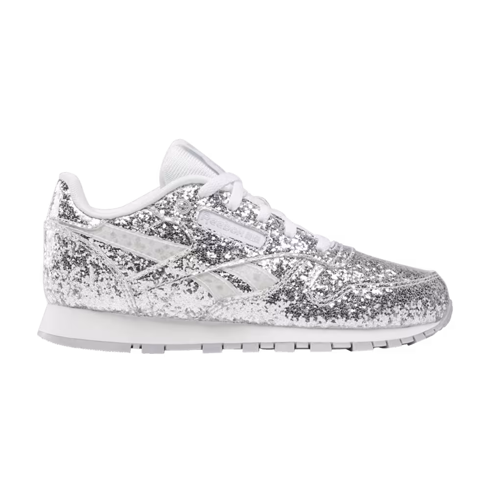 Reebok Classic Leather Step Silver Glitter