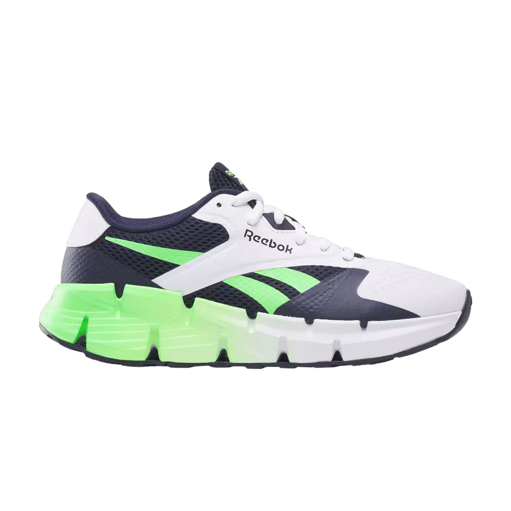 Reebok Zig Dynamica 5 Big Kid Vector Navy Solar Lime