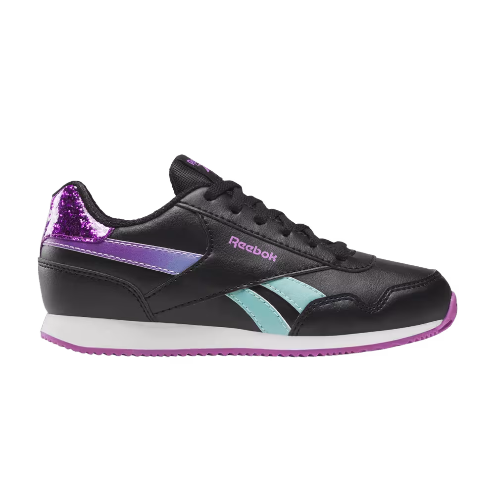 Reebok Royal Classic Jogger 3 Little Kid Purple Rave Glitter
