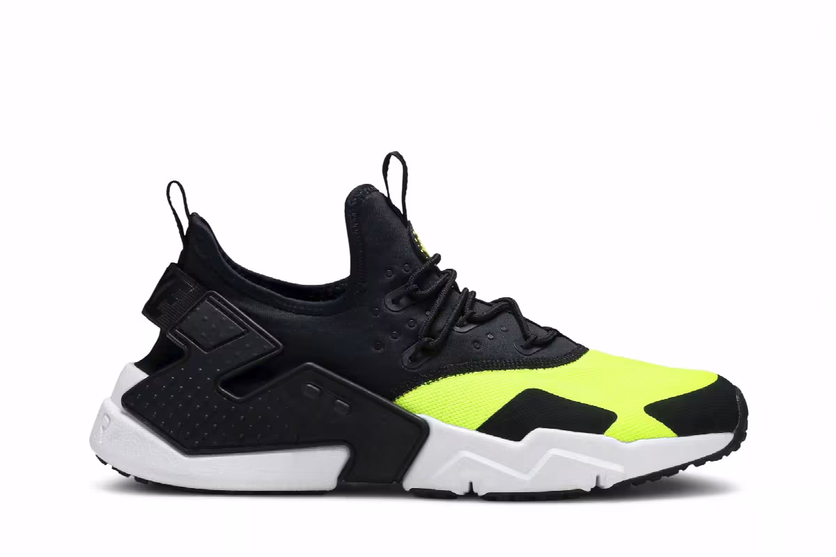 Nike Air Huarache Drift Black Volt, view 2