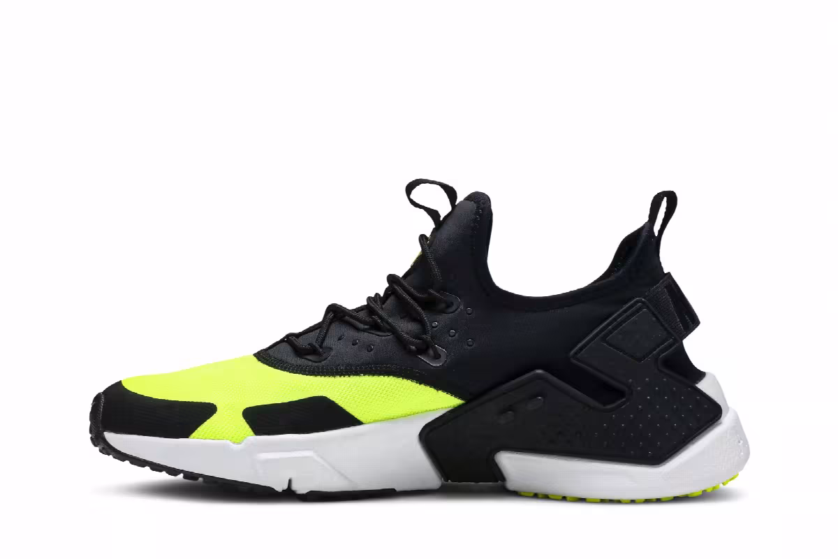 Nike Air Huarache Drift Black Volt, view 4