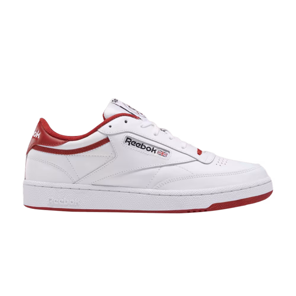 Reebok Club C 85 White Legacy Red