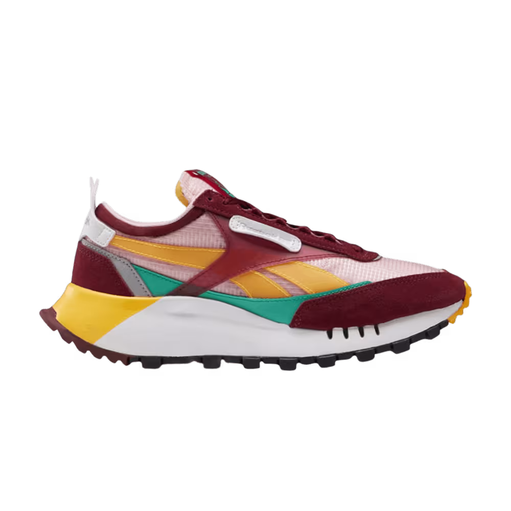 Reebok Women's Classic Leather Legacy Burgundy Gold