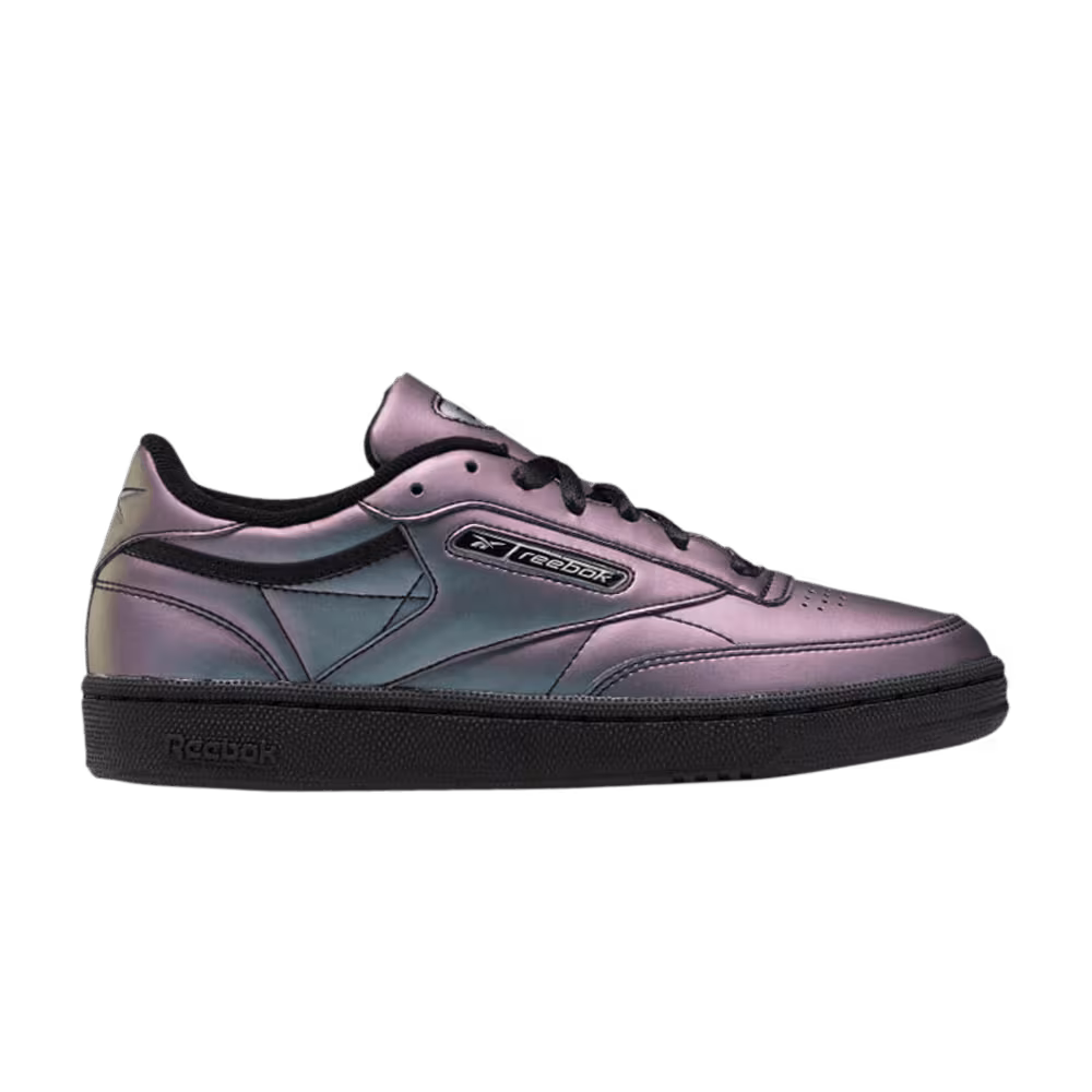 Reebok Women's Club C 85 Black Iridiscent