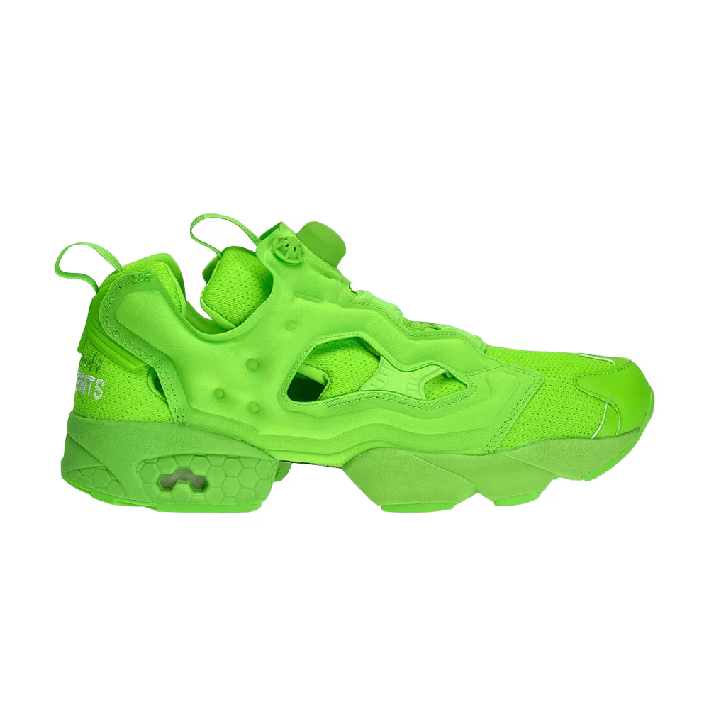 VETEMENTS x Reebok InstaPump Fury Fluorescent Green
