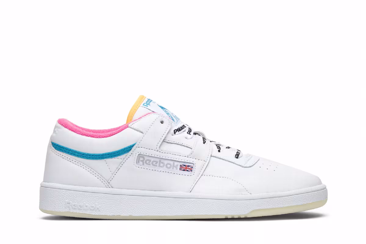 Palace x Reebok Club Workout White, view 2