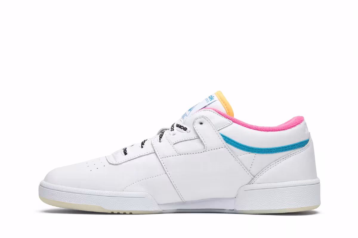 Palace x Reebok Club Workout White, view 4