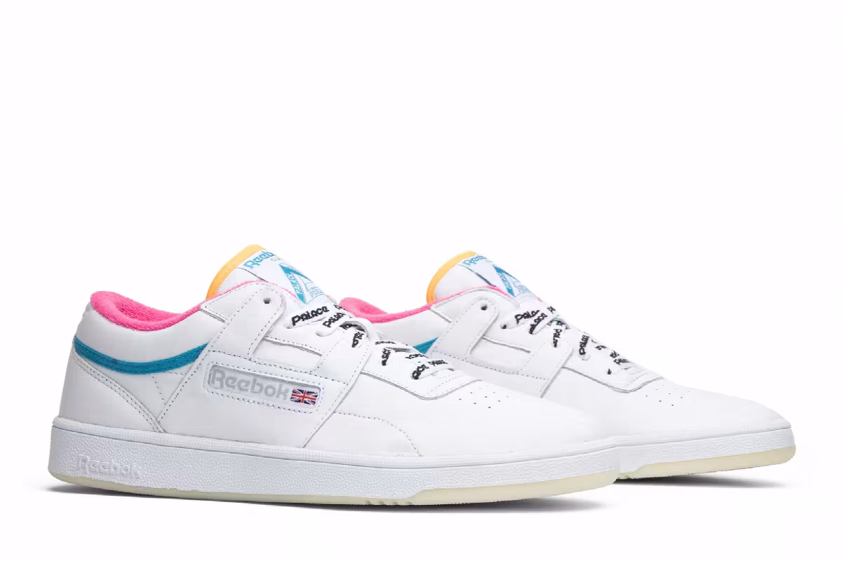 Palace x Reebok Club Workout White, view 9