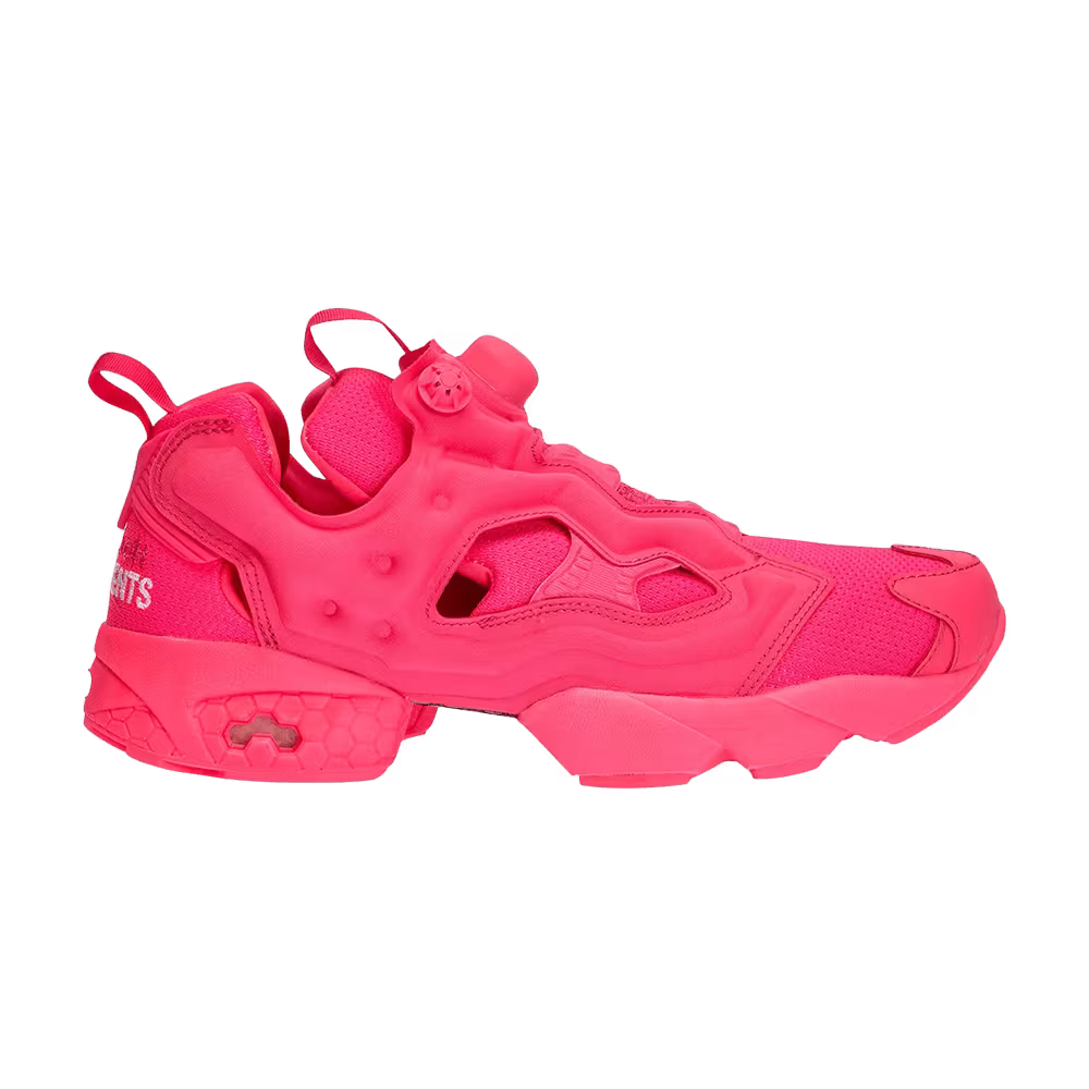 VETEMENTS x Reebok InstaPump Fury Fluorescent Pink