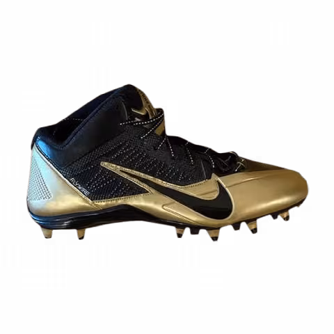Nike Alpha Pro TD Mid 'Black Metallic Gold'
