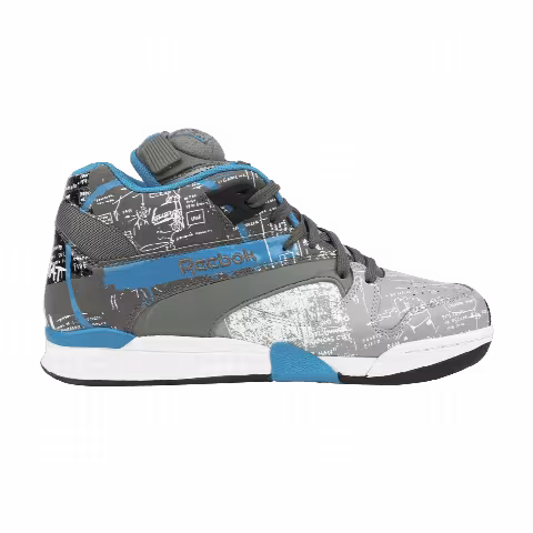 Jean-Michael Basquiat x Reebok Court Victory Pump 'Grey Blue'