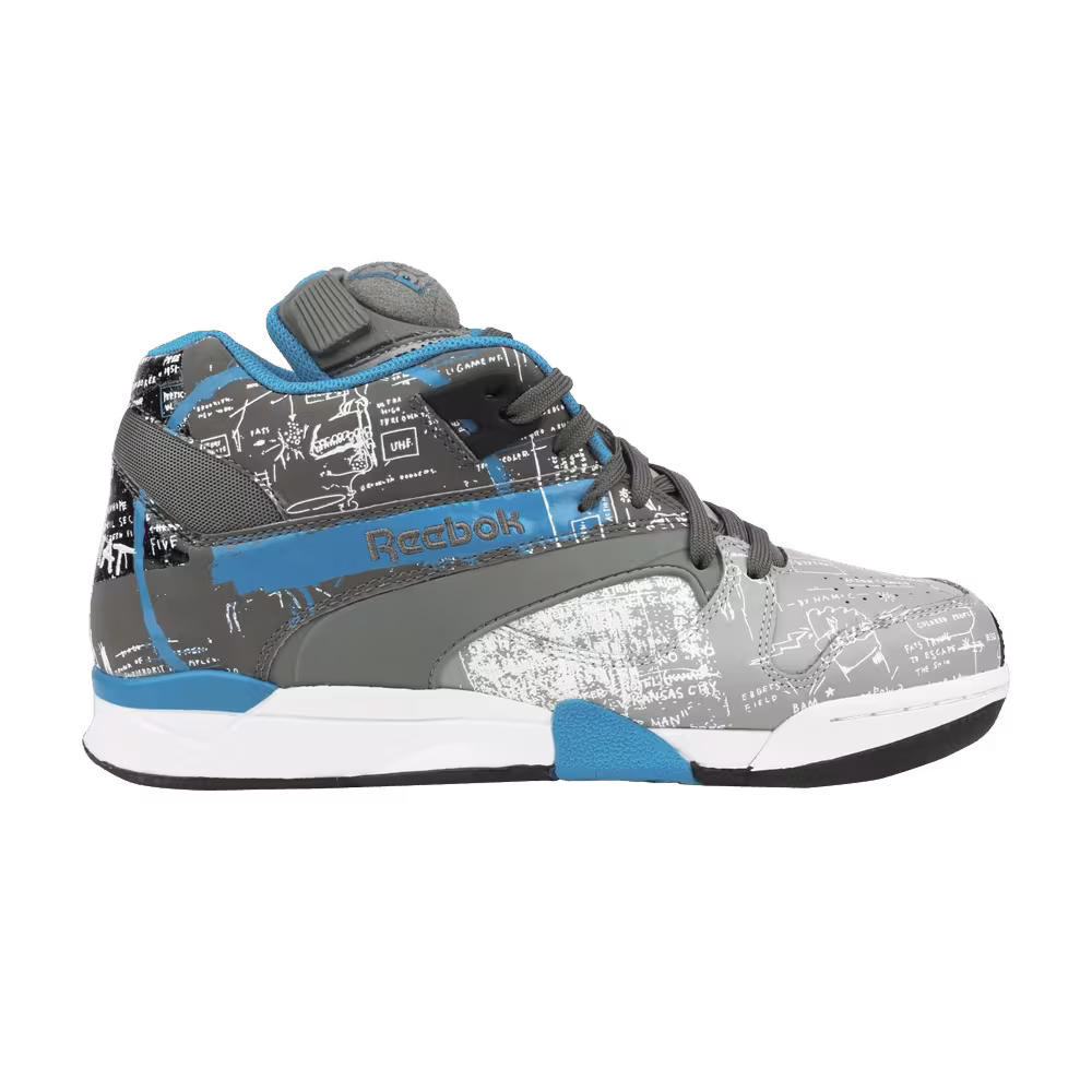 Jean-Michael Basquiat x Reebok Court Victory Pump Grey Blue