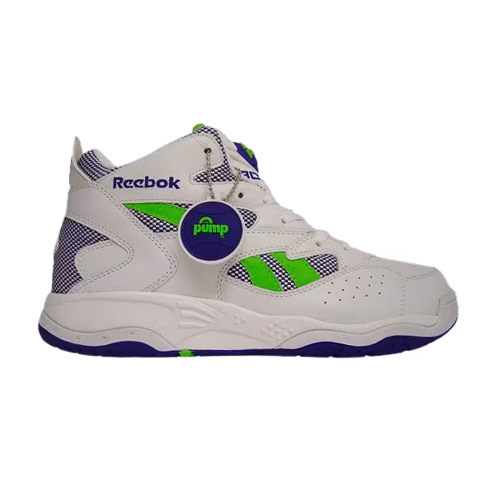 Reebok Pump D-Time White Royal Green