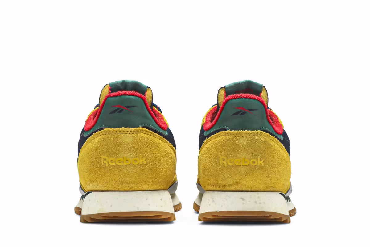 Reebok Classic Leather Ripple Altered Yellow Navy, view 7