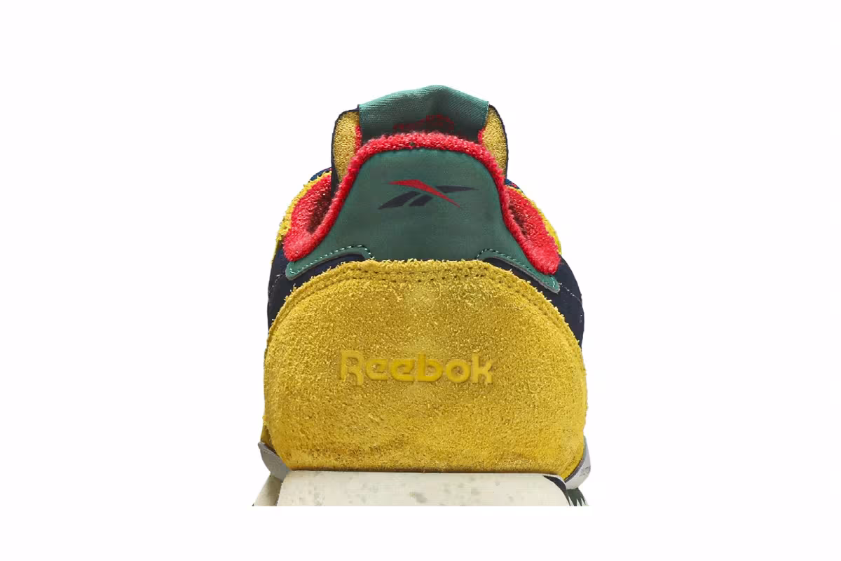 Reebok Classic Leather Ripple Altered Yellow Navy, view 8