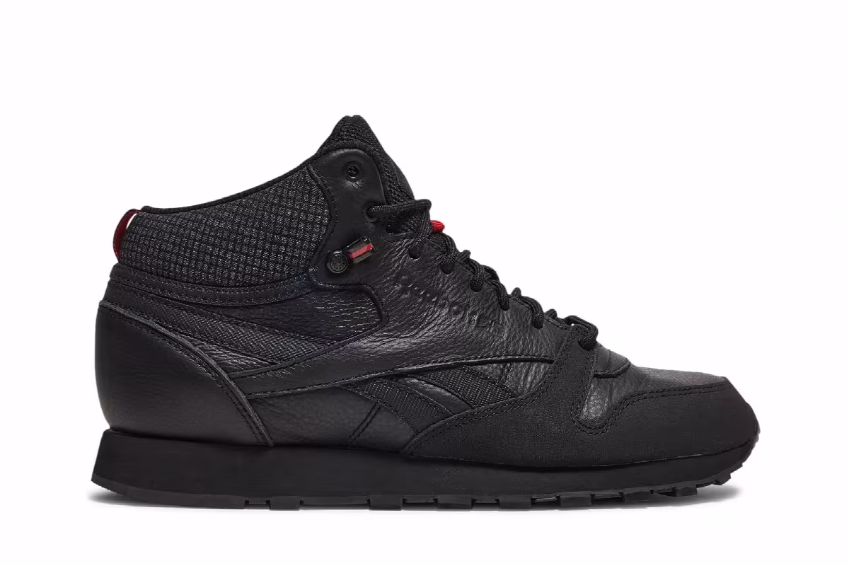 Reebok Classic Leather Mid Black, view 2