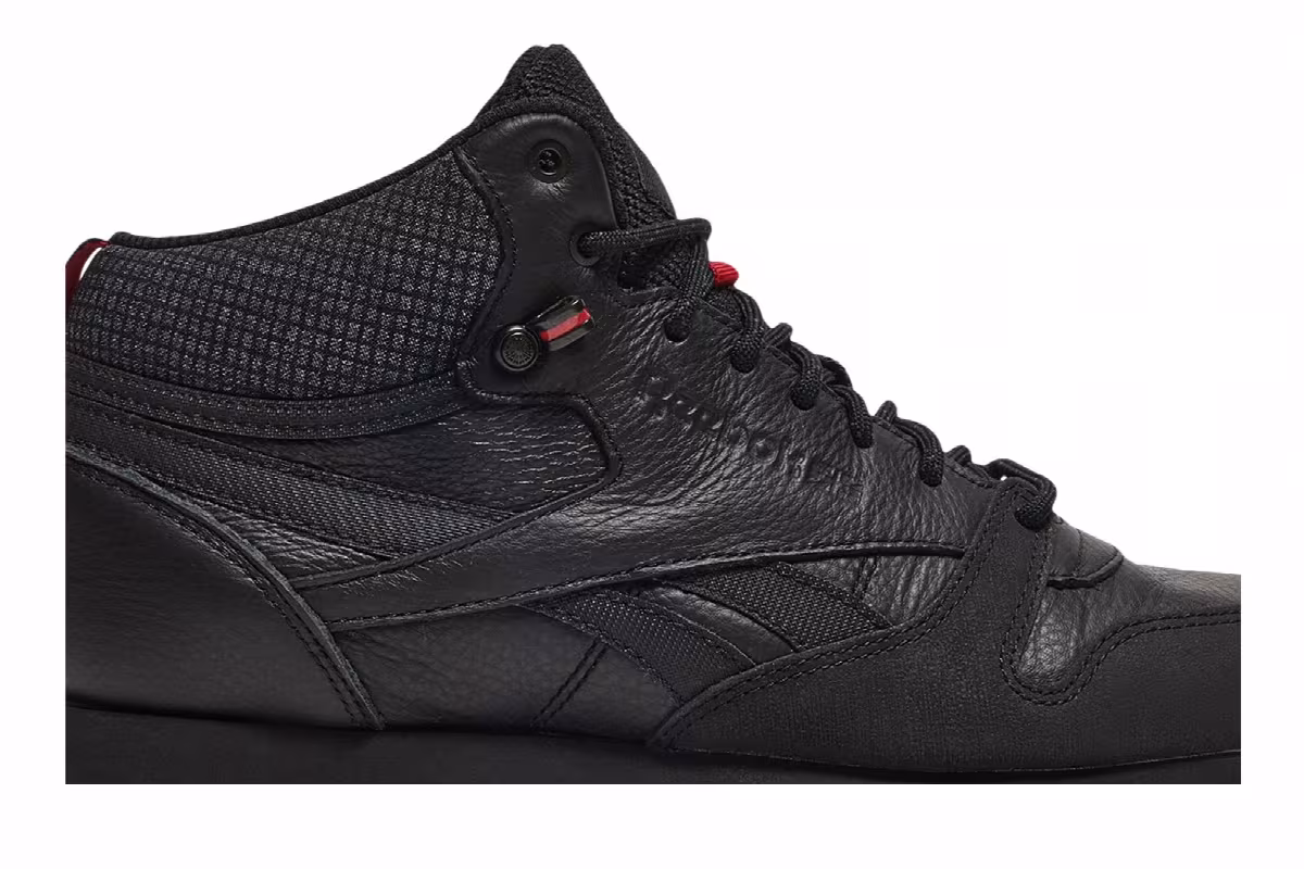 Reebok Classic Leather Mid Black, view 3
