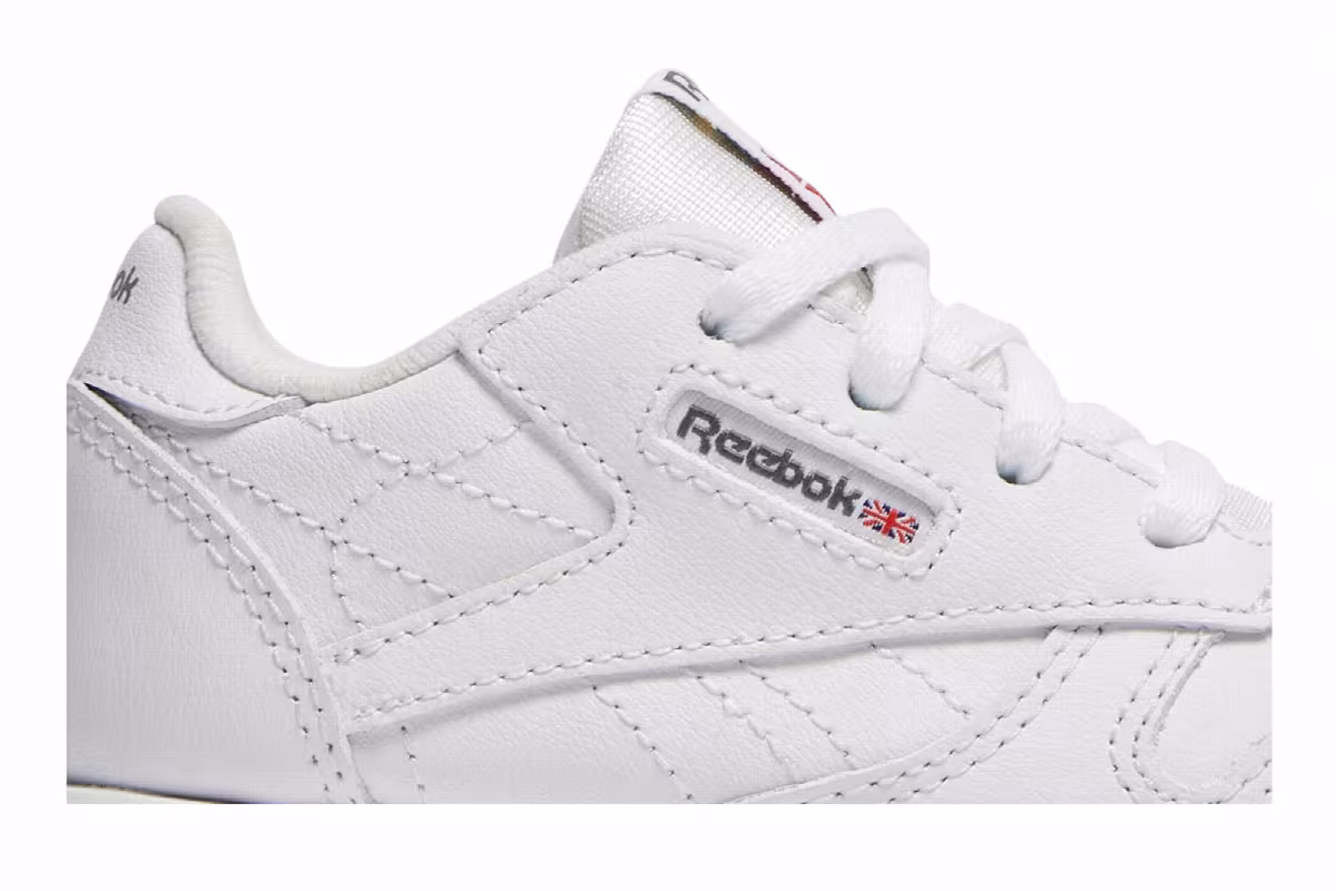 Reebok Classic Leather Toddler White Gum, view 3
