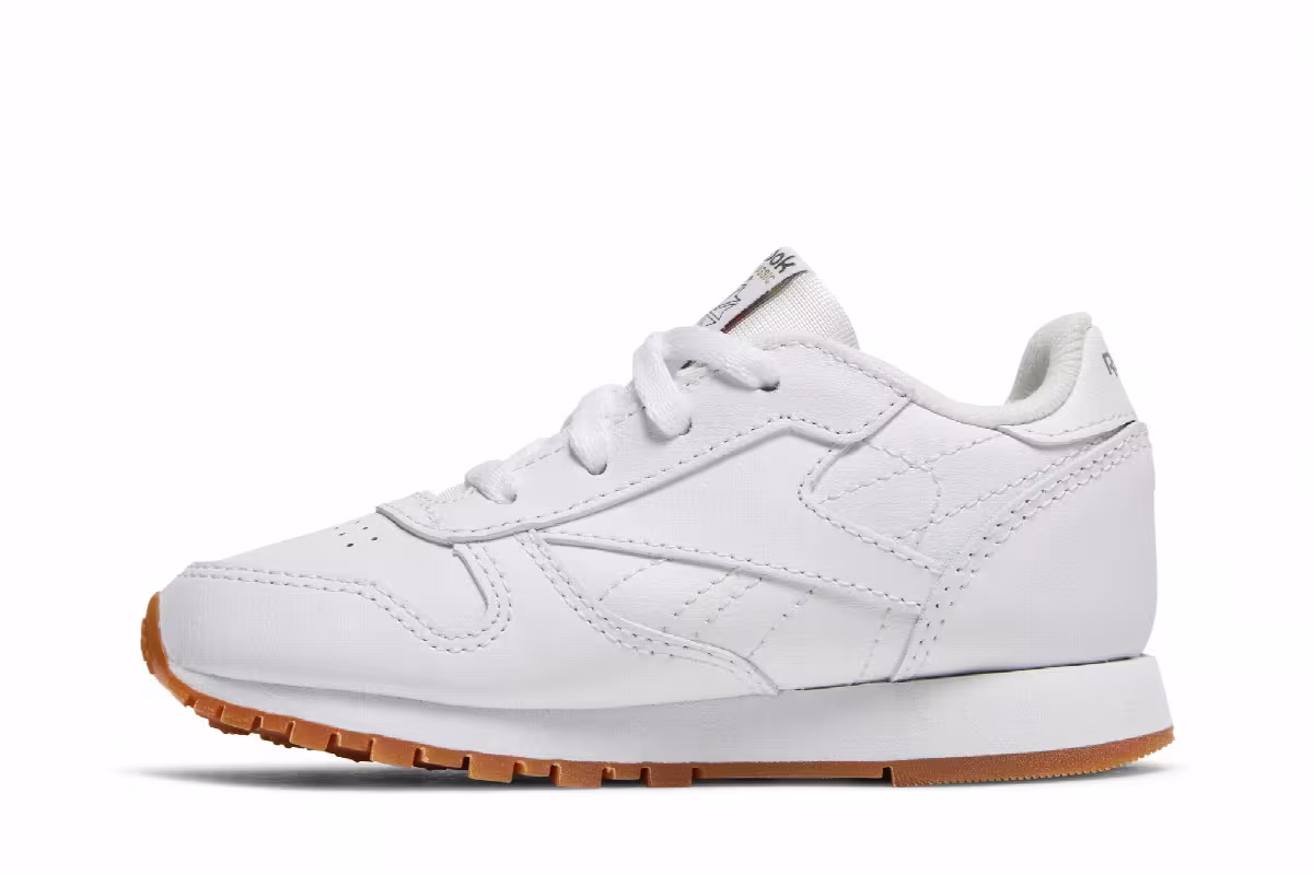 Reebok Classic Leather Toddler White Gum, view 4