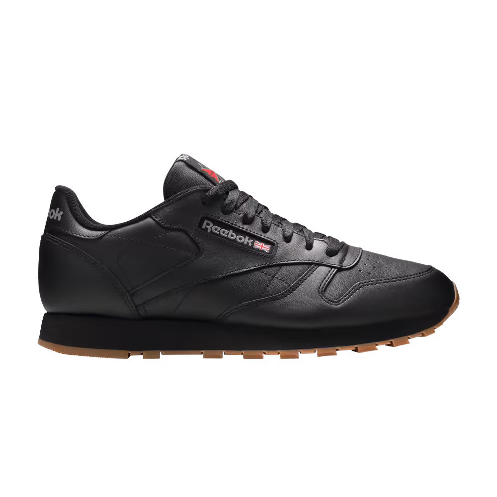 Reebok Classic Leather Black Gum