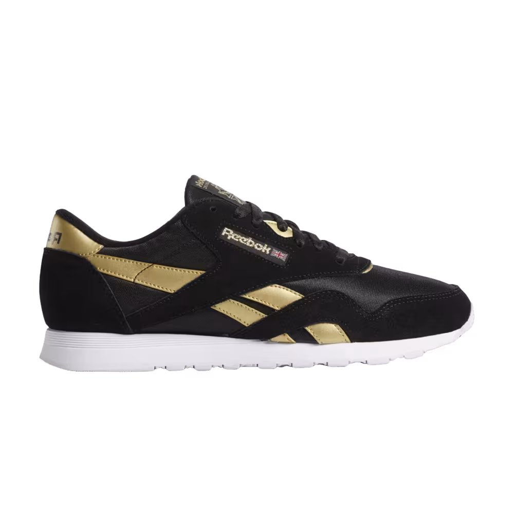 Reebok Classic Nylon Black Matte Gold