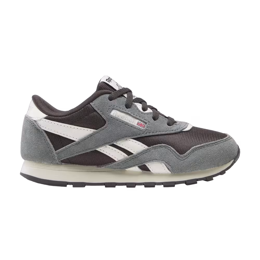 Reebok Cl Nylon Little Kid Washed Black/Dark Fog/Chalk